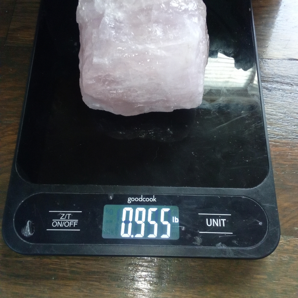 Raw Rose Quartz Crystal From Brazil - Picture 10 of 10